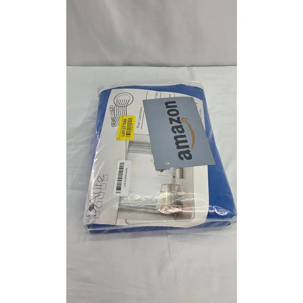 Royal Blue Curtains Room Darkening Rod Pocket Back Tab 52x84